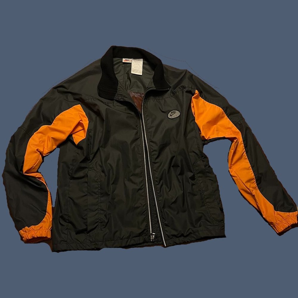 vintage nike reflective windbreaker
